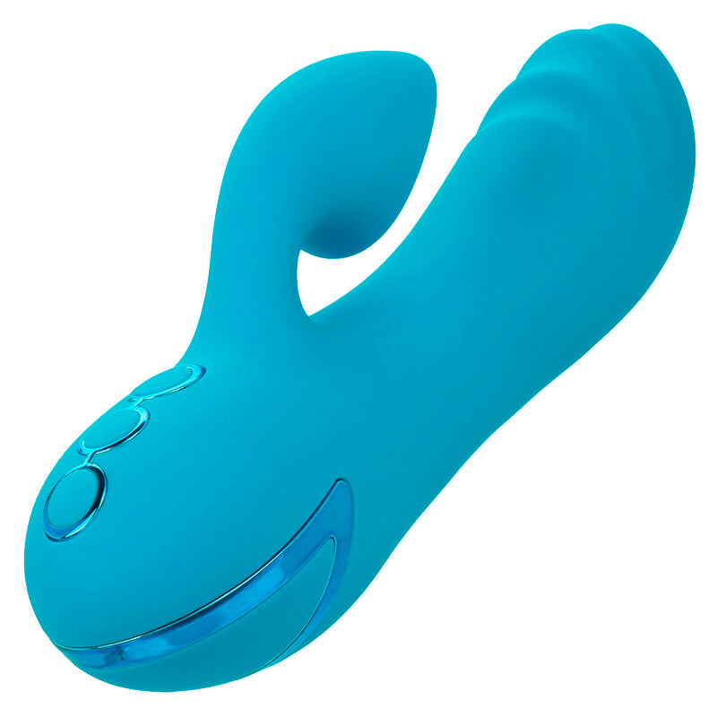 Sunset Beach Seducer Vibrador Y Estimulador 10 Funciones Azul