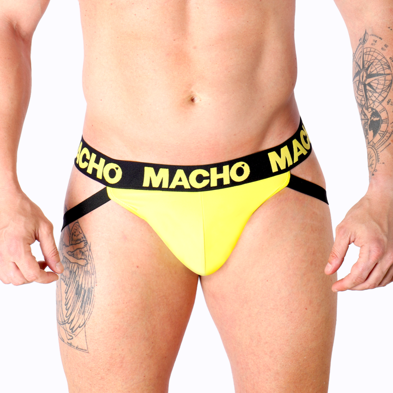 Macho - Mx25A Jock Lycra Amarillo S