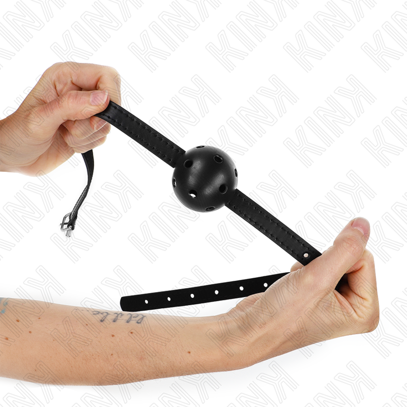 Mordaza De Bola 4.5 Cm Transpirable Simplicity Negro 62 X 1.5 Cm