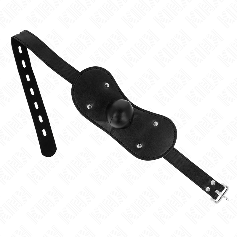 Máscara Bucal Mordaza De Bola Con Cerradura Ajustable 42-60 Cm