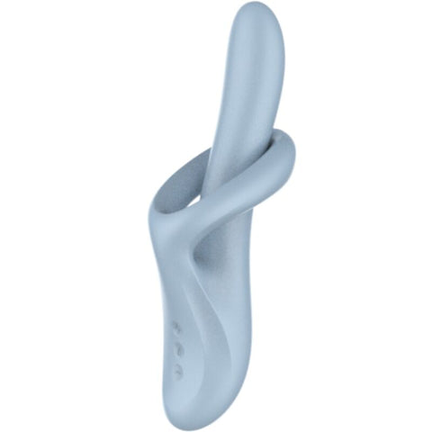 Heat Flex 4 Vibrador Efecto Calor 12 Vibraciones Azul