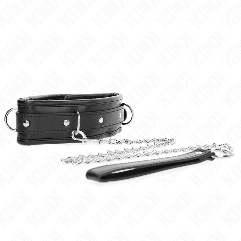 Collar Con Correa 65 Cm Pesado Modelo 1 Ajustable 36.5-50 Cm