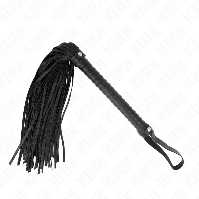 Látigo Con Mango Texturizado Negro 48.5 Cm