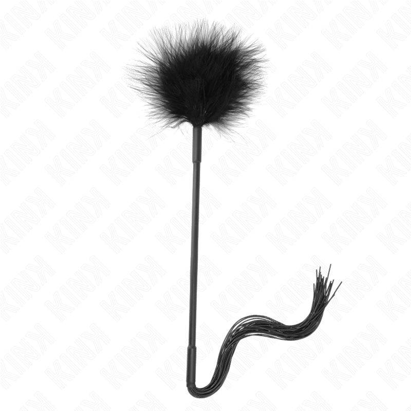 Látigo De Silicona Con Plumas Para Cosquillas 47 Cm