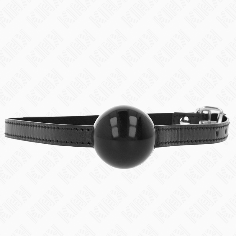 Mordaza De Bola 4 Cm Sólida Simple Negro 65 X 1.5 Cm