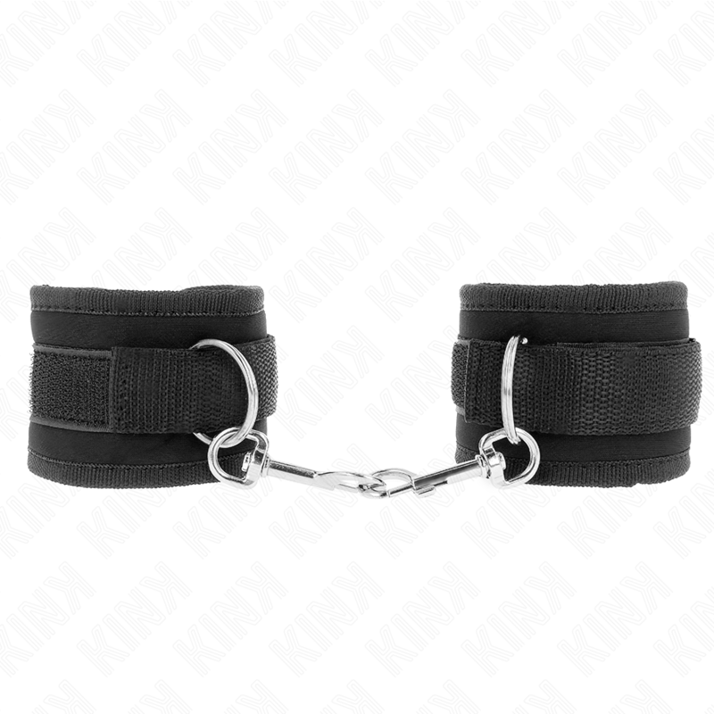 Muñequeras Nylon Negro Modelo 2 Ajustable 18-35 Cm X 6 Cm
