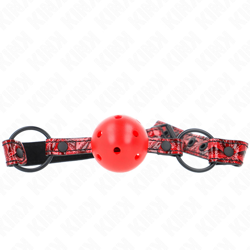 Mordaza De Bola 4.5 Cm Con Patrón De Diamante Modelo 1 64.5 Cm Ajustable 42- 60 Cm