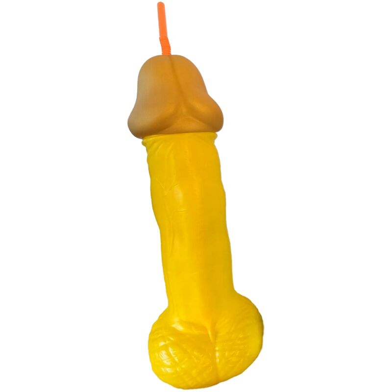 Vaso Pene Plstico Amarillo