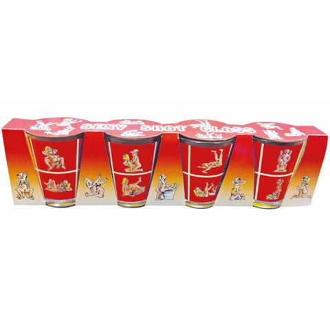 4 Chupitos De Cristal Kamasutra