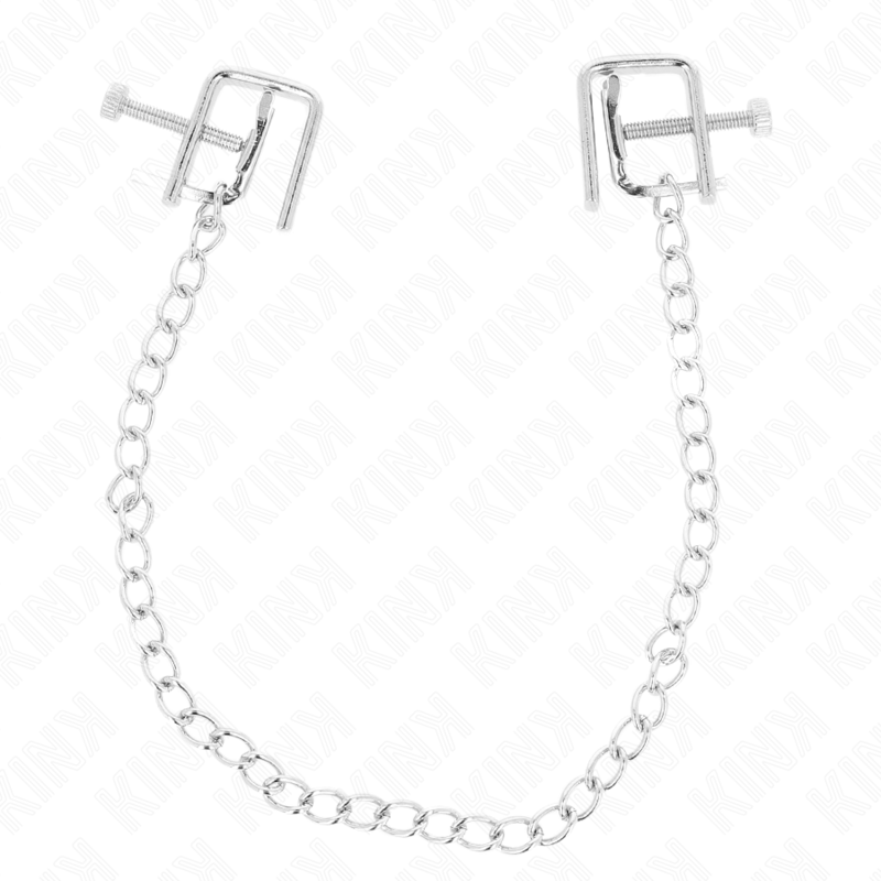 Pinzas Para Pezones Compresora Tornillo De Banco Con Cadena 30 Cm