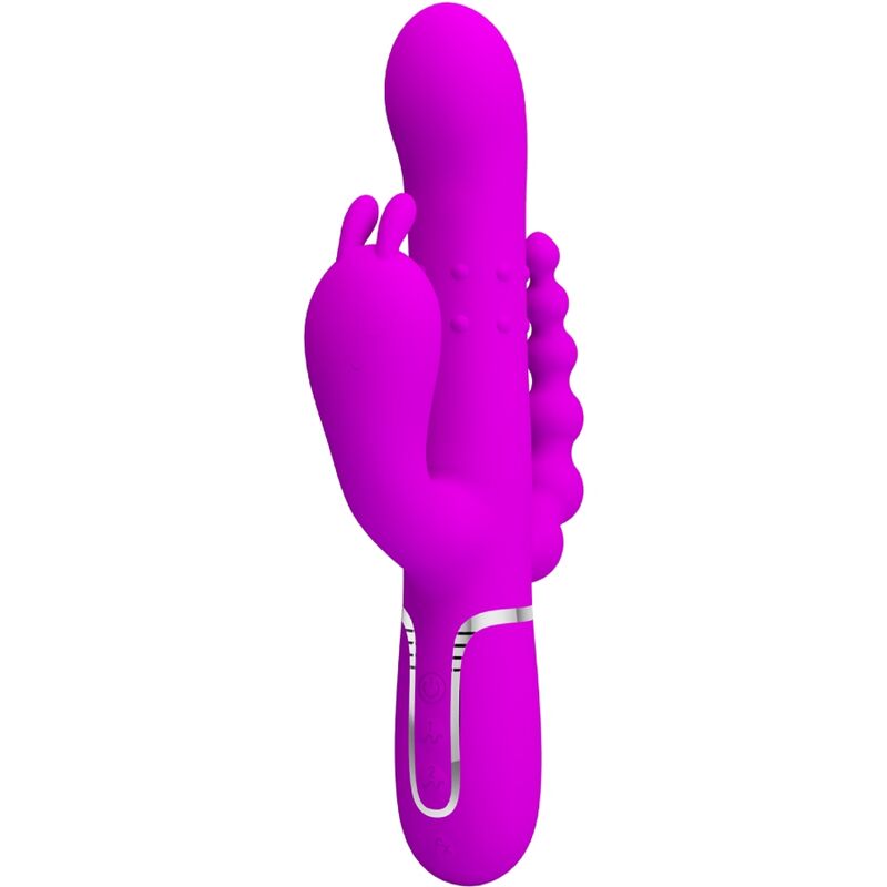 Cammy Triple Vibrador Multifunción 4 En 1 Rosa