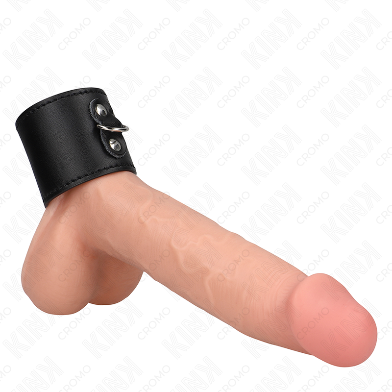 Anillo Pene Cuero Con Cierre A Presión 18 X 5 Cm