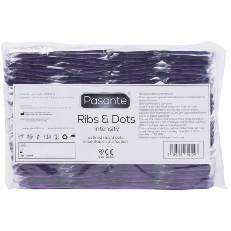 Ribs & Dots Preservativos Intensity 144 Unidades