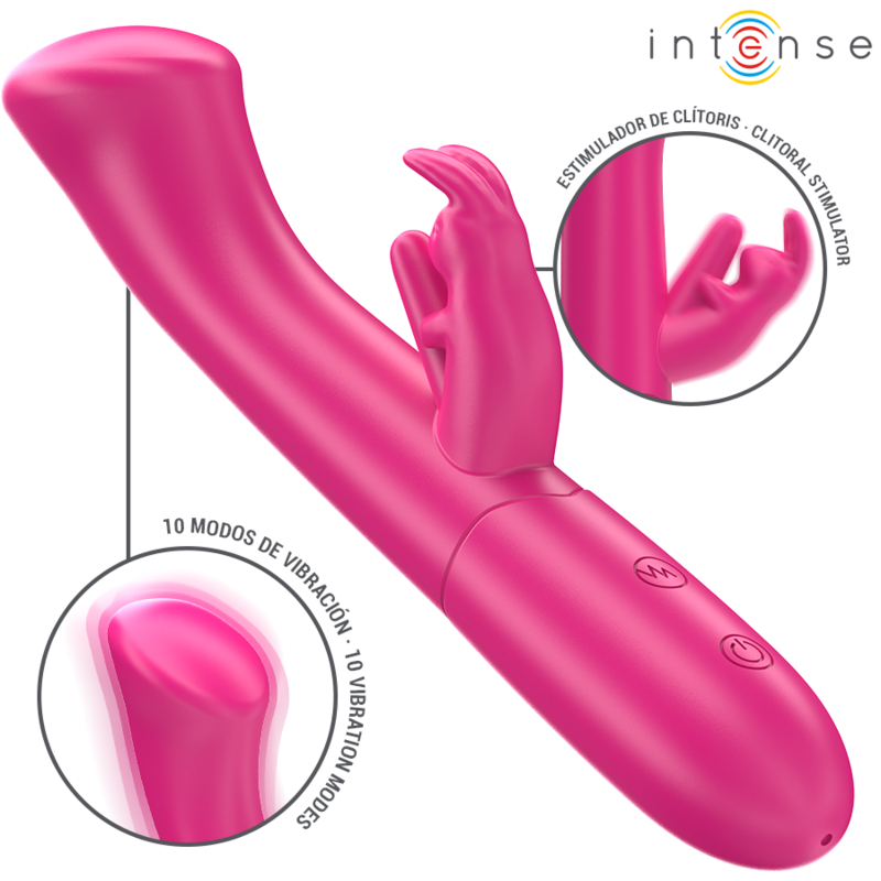 Julieta Vibrador Rabbit 18,6 Cm 10 Vibraciones Rosa