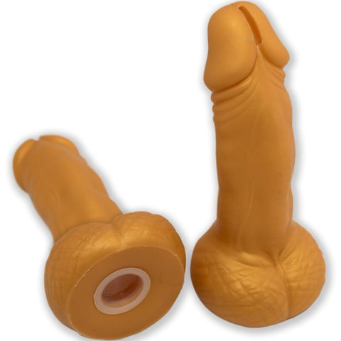Hucha Forma Pene 22,5 Cm Dorado