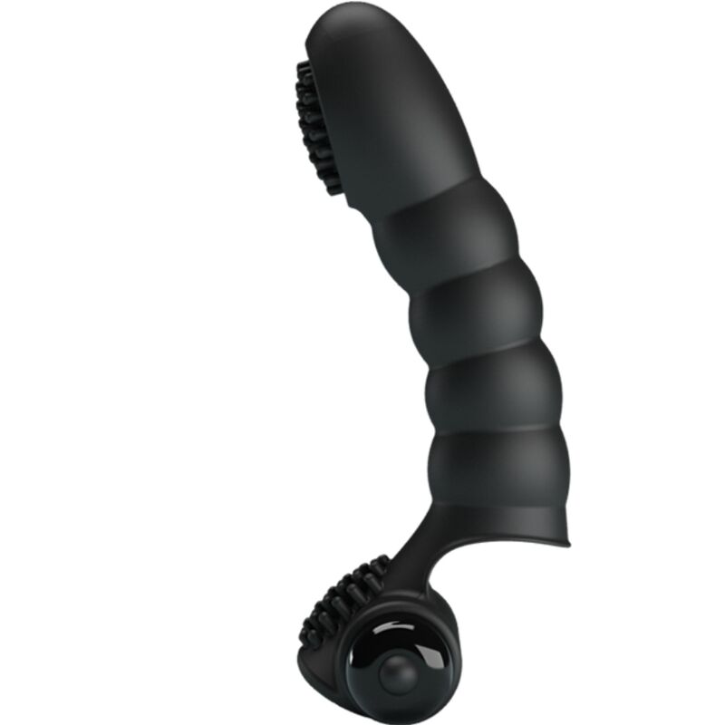 Alexander Vibrador De Dedo 10 Vibraciones Negro