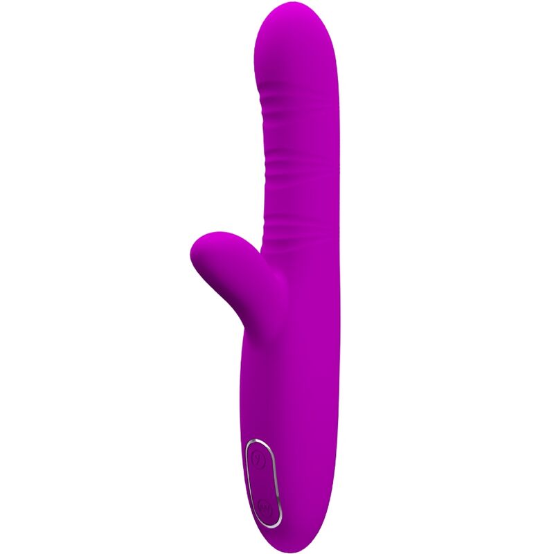 Angelique Vibrador Multifunción + Estimulador De Clítoris Morado