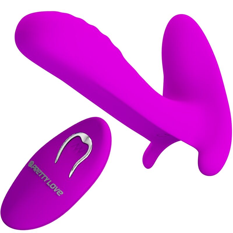Masajeador & Vibrador 12 Vibraciones Control Remoto Morado