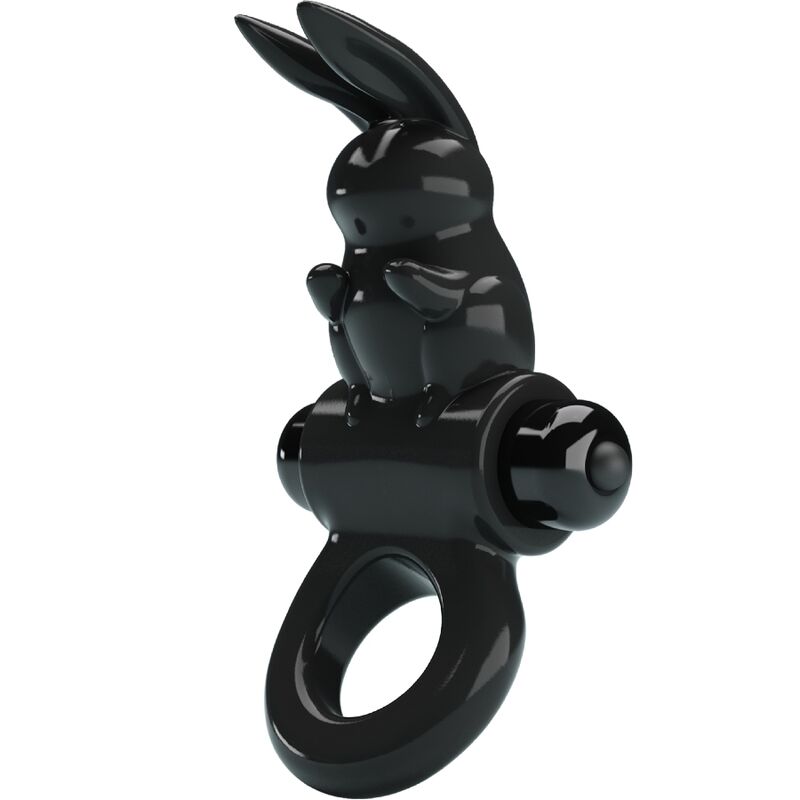 Exciting Ring Anillo Vibrador Rabbit 10 Vibraciones Negro