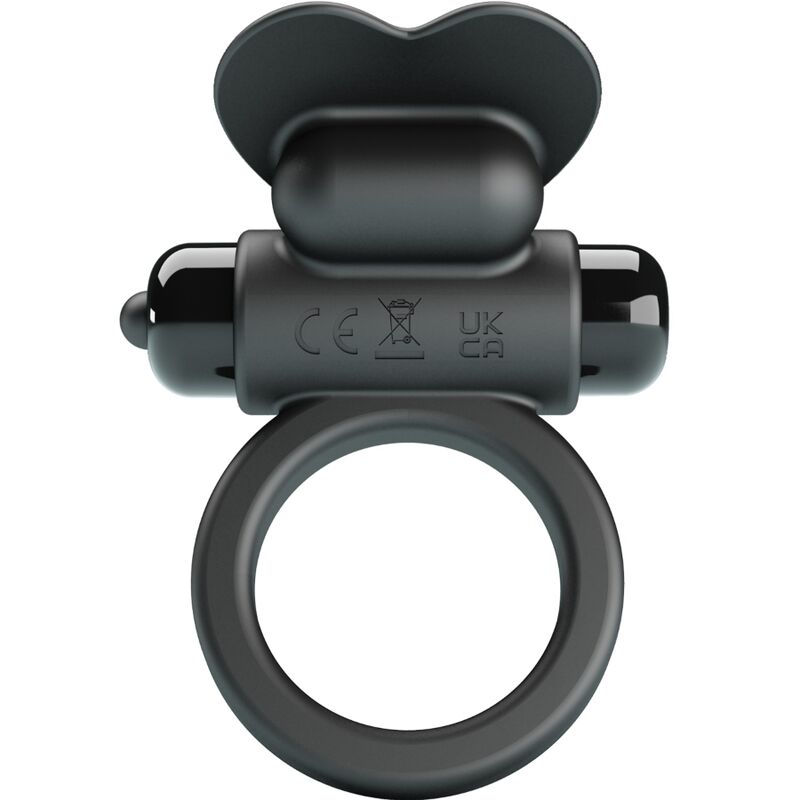 Debonaire Anillo Vibrador Conejo 10 Vibraciones Negro