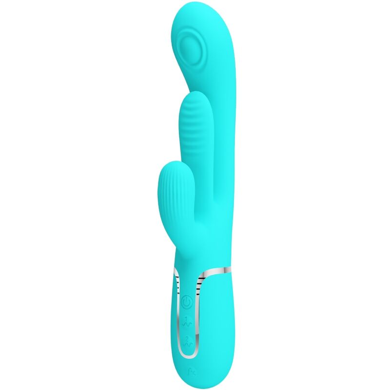 Shania Triple Vibrador Rabbit Multifunción 3 En 1