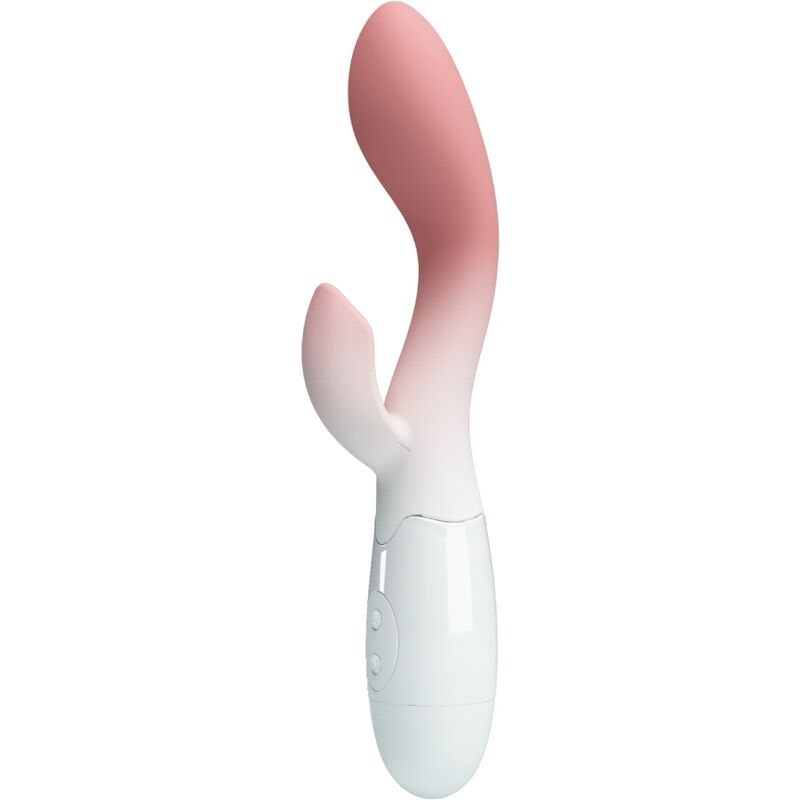 Brighty Vibrador Punto G + Estimulador Clítoris 30 Vibraciones Rosa