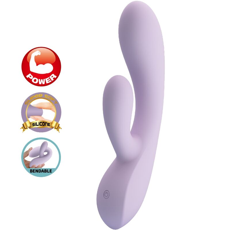 Rosolyn Vibrador Rabbit 10 Vibraciones Morado
