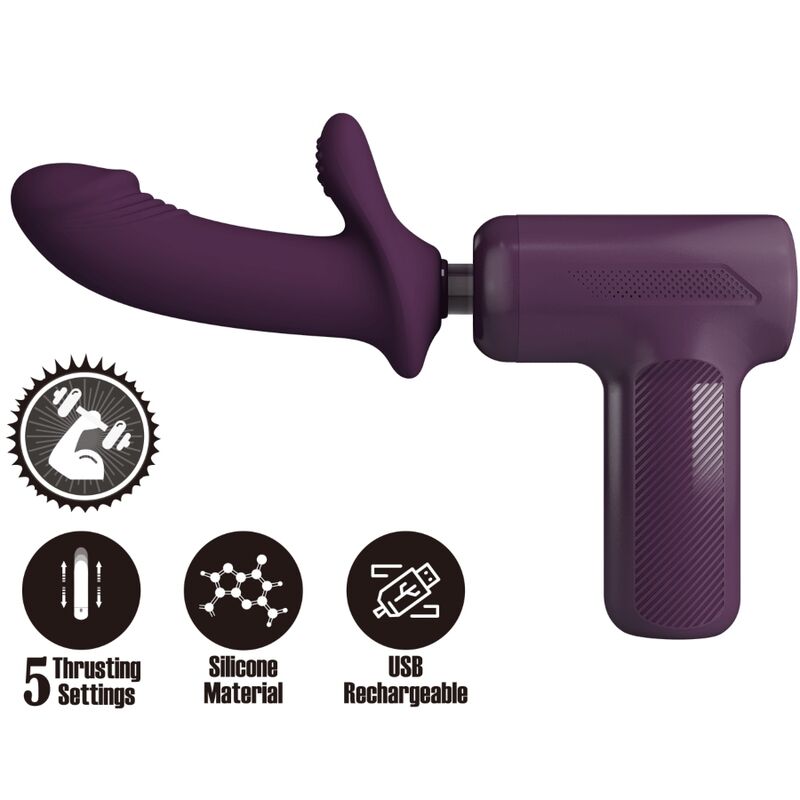 Dj Scholar Masajeador 5 Configuraciones Morado