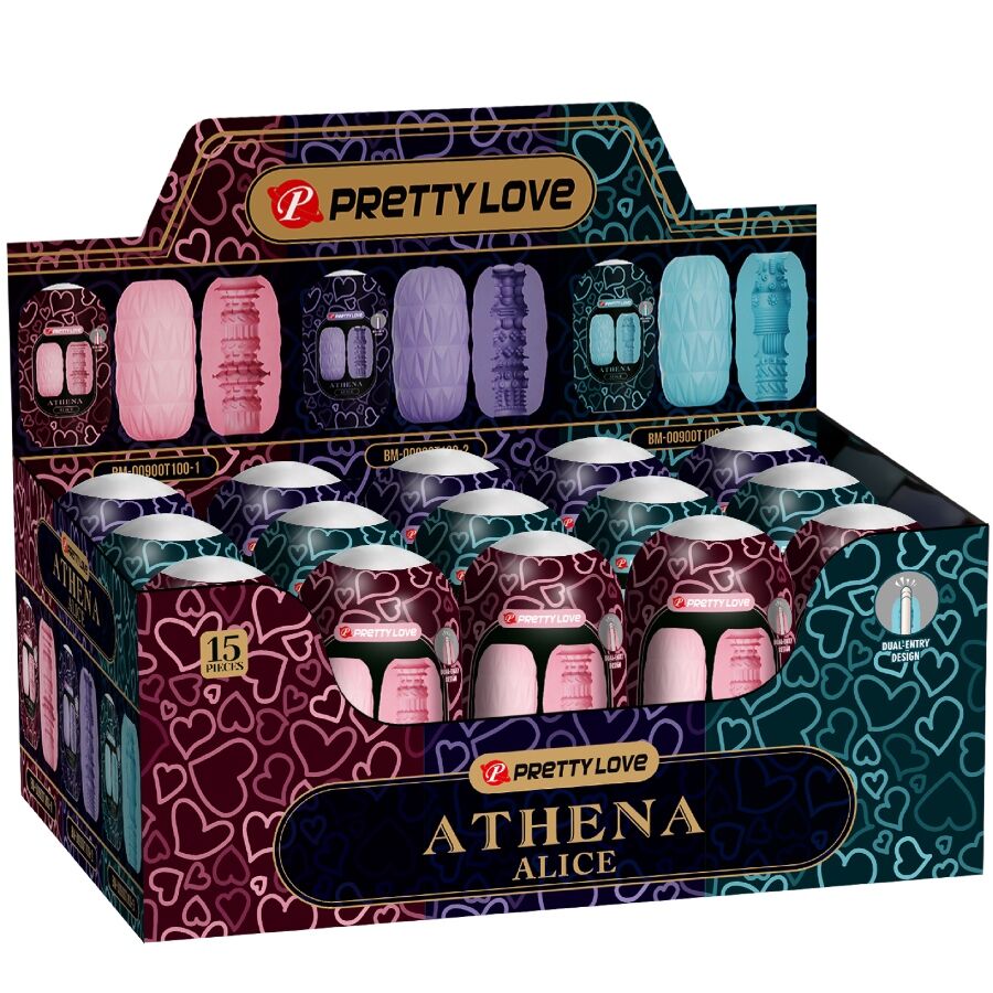 Athena Alice Pack 15 Masturbadores Masculinos Varios