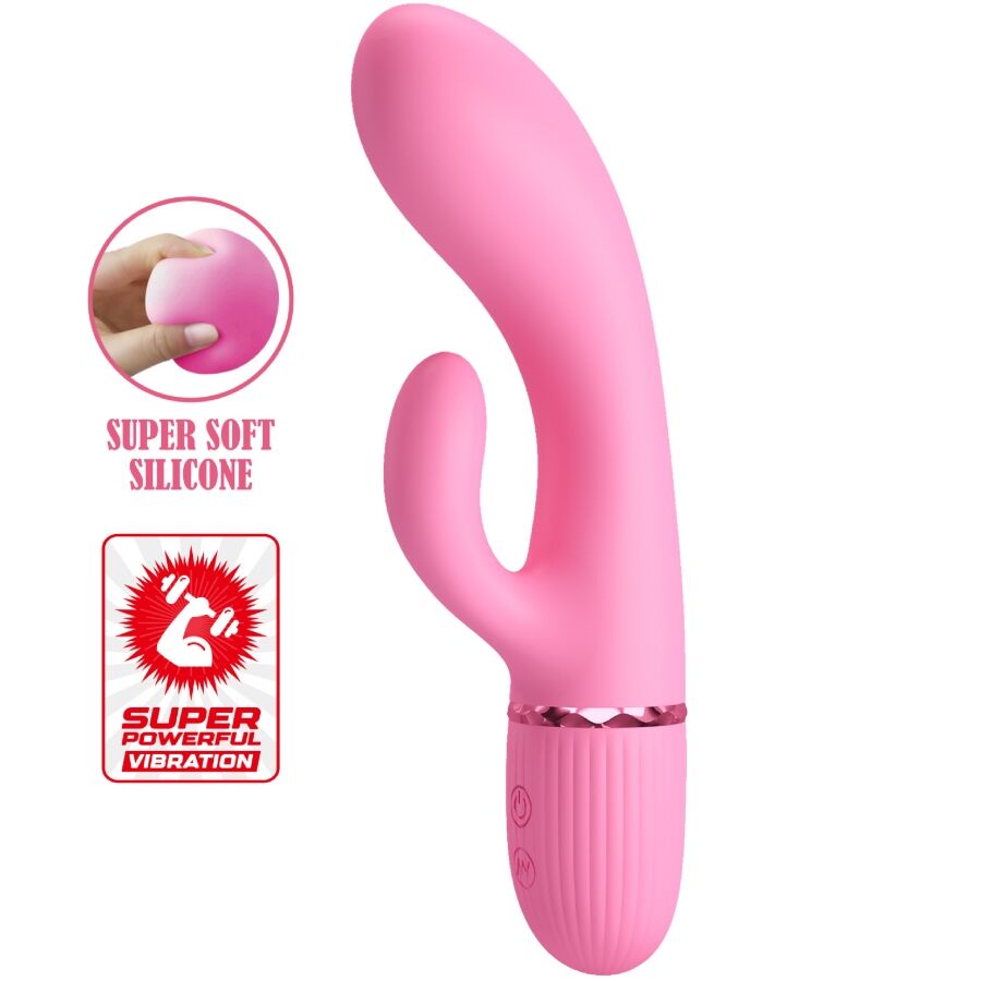 Marski Vibrador Rabbit & Punto G Rosa