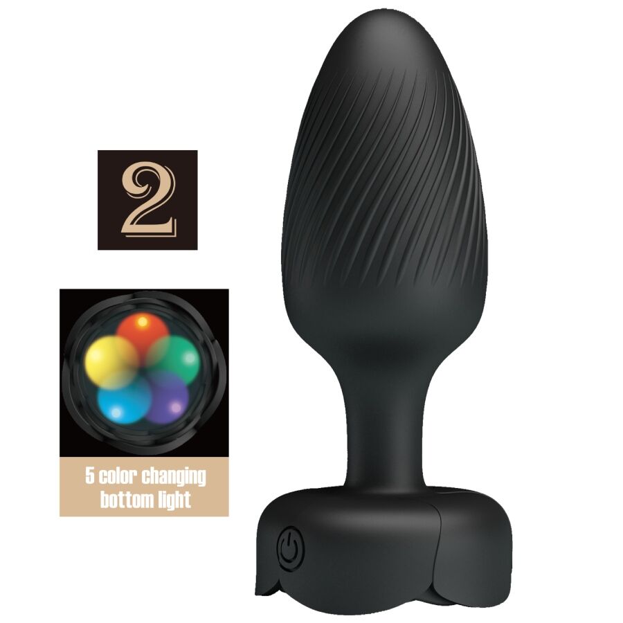 Varian Plug Anal Con Luz Led 10.8 Cm