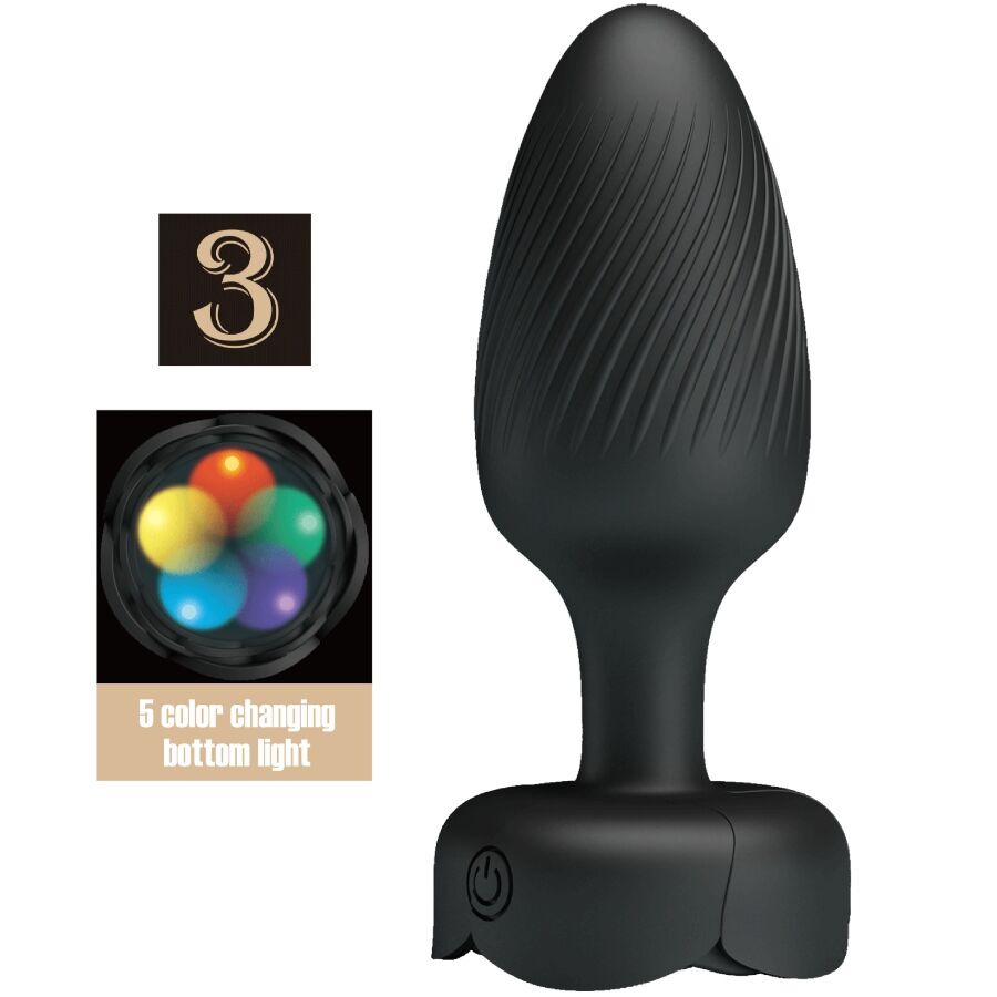 Osborn Plug Anal Con Luz Led 9.8 Cm