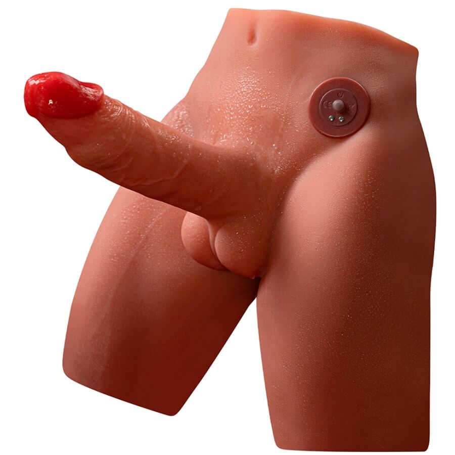 Jason Masturbador Dildo Realístico Con Thrusting Y Vibración 17 Cm