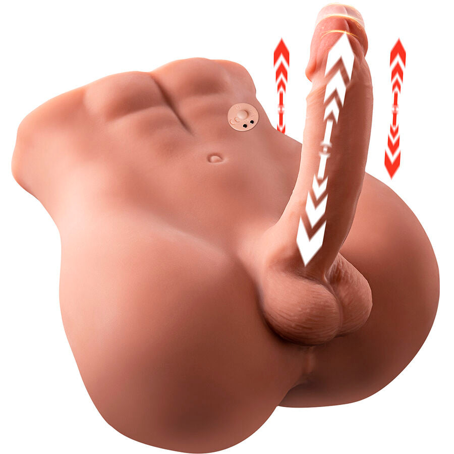 Bertlett Dildo Ass Masturbador Dildo Y Ano Realístico Posición Frontal Con Thrusting 18 Cm