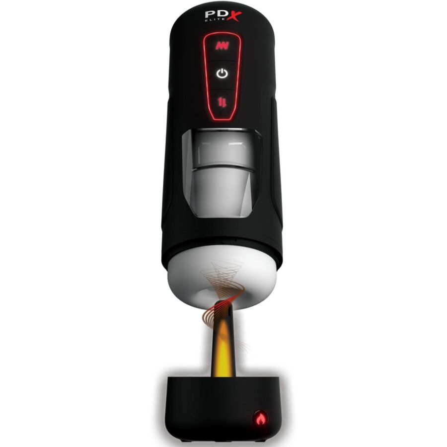 Milk Me Hotter Masturbador Automático Con Thrusting Y Vibración Efecto Calor