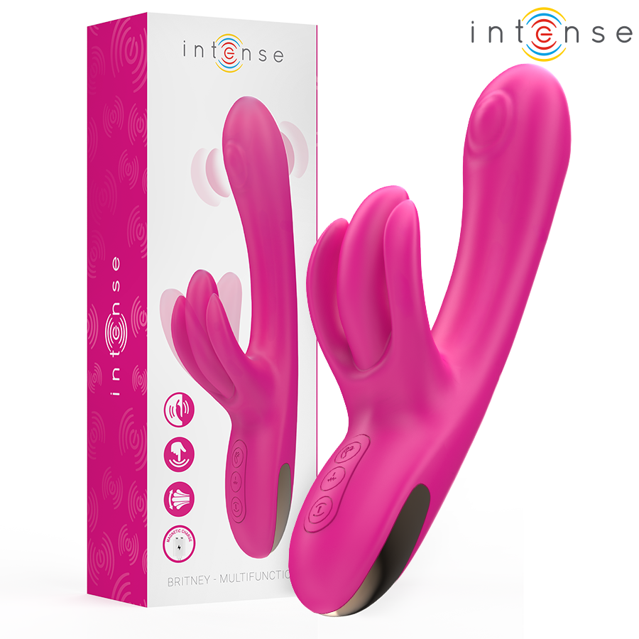 Britney Vibrador Multifunción Rabbit 23 Cm Rosa