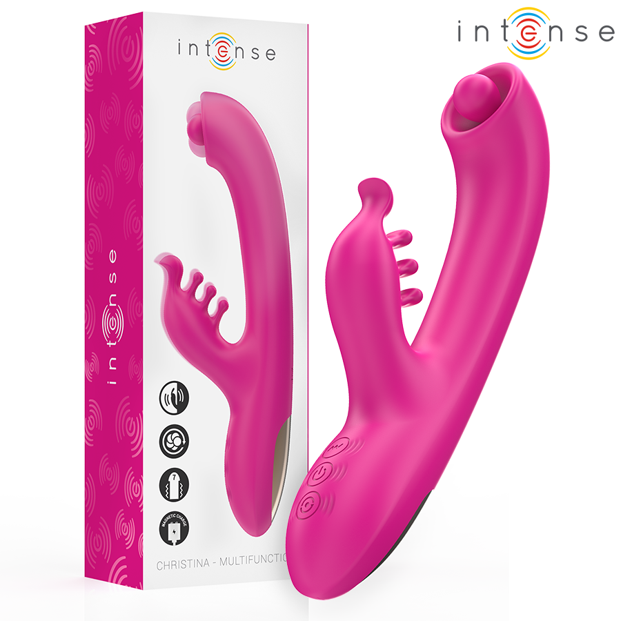 Christina Vibrador Multifunción Rabbit 22.5 Cm Rosa
