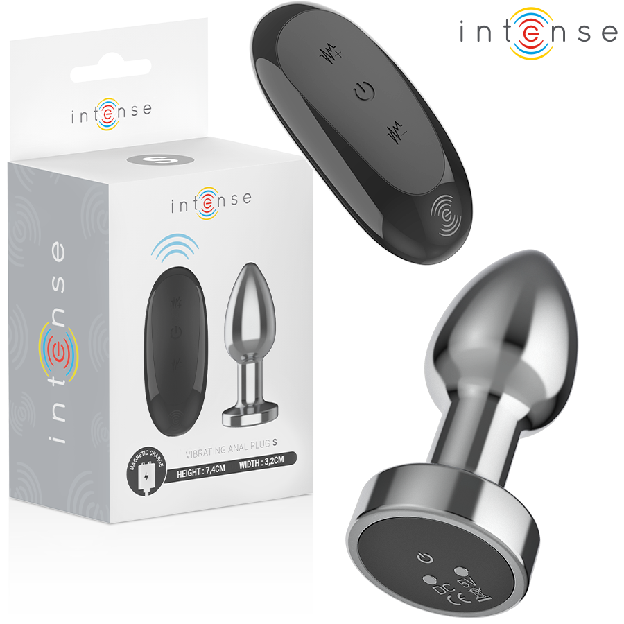 Plug Anal 10 Vibraciones Metal Con Control Remoto S