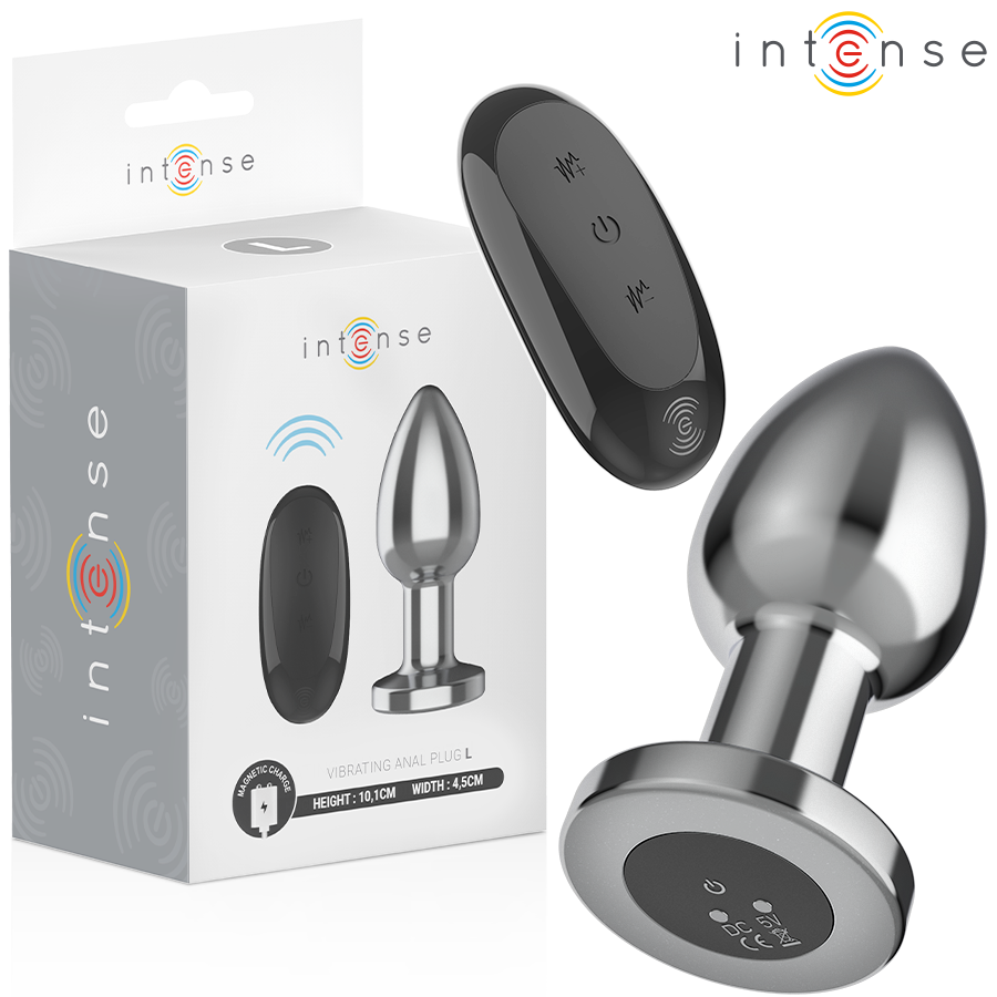 Plug Anal 10 Vibraciones Metal Con Control Remoto L