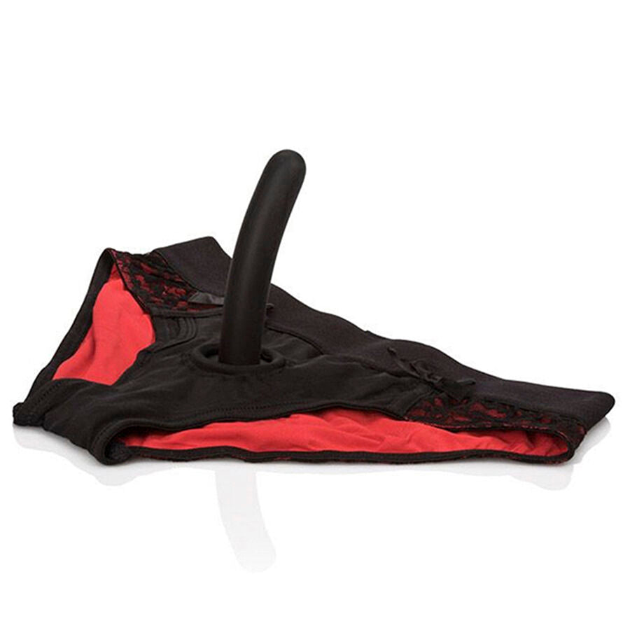 Scandal Set De Braguitas Rojas Con Dildo Talla L/Xl