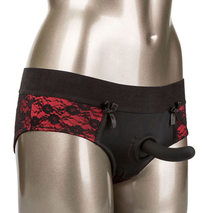 Scandal Set De Braguitas Sin Entrepiernas Con Dildo Talla S/M