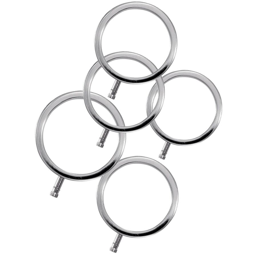 Electrarings Anillos Metálicos Para El Pene Pack 5
