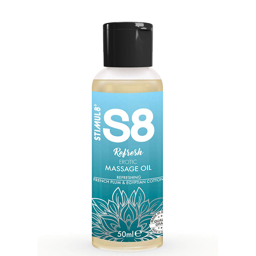 S8 Refresh Aceite De Masaje Erótico Algodón 50 Ml