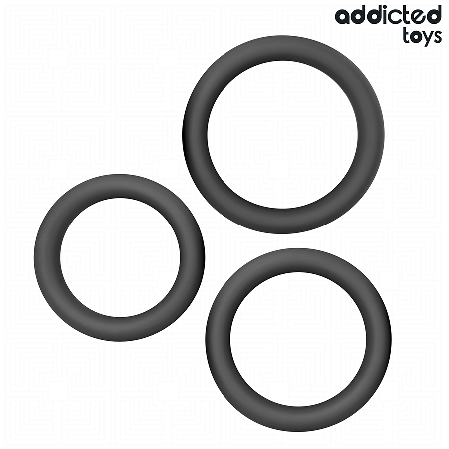Set De Anillos Silicona Planos