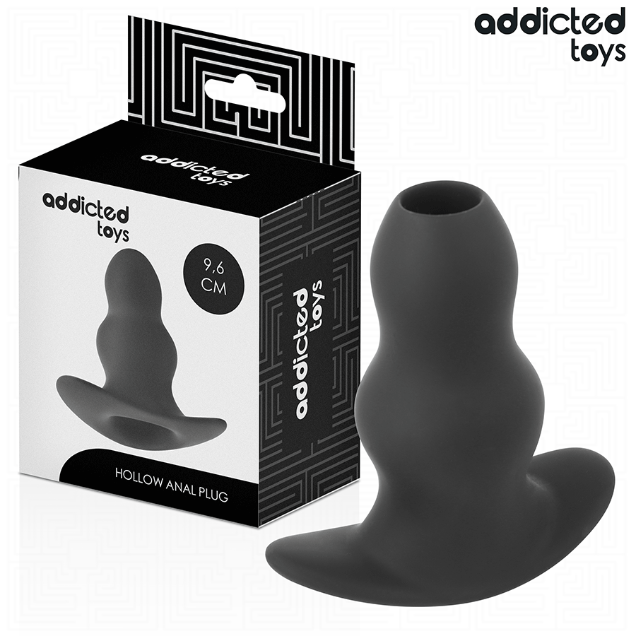 Plug Anal Hueco Silicona Talla M 9,6 Cm