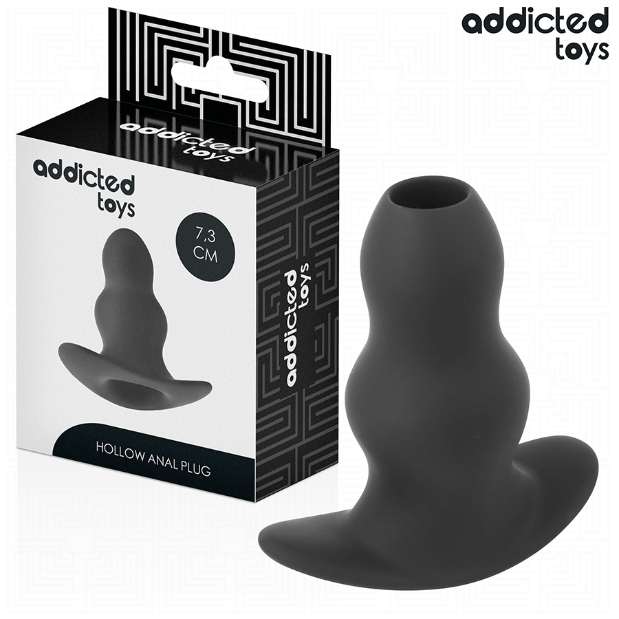 Plug Anal Hueco Silicona Talla S 7,3 Cm