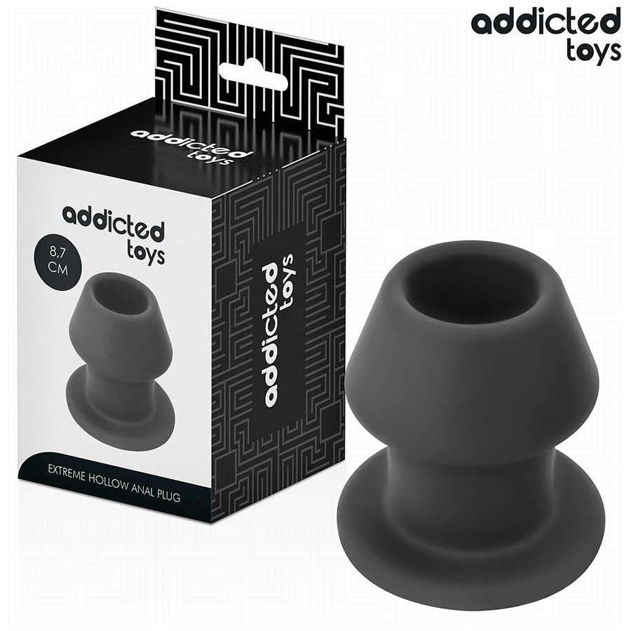 Plug Anal Hueco Extrem Silicona Talla M 8,7 Cm
