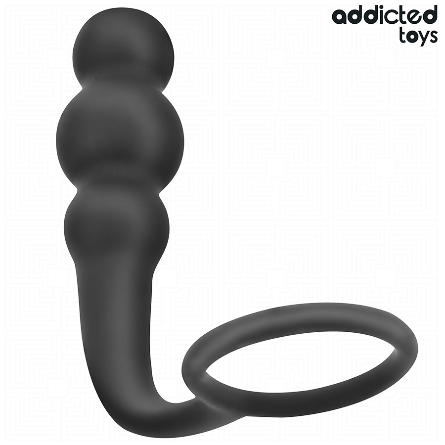 Plug Anal Con Anillo Silicona Modelo 1