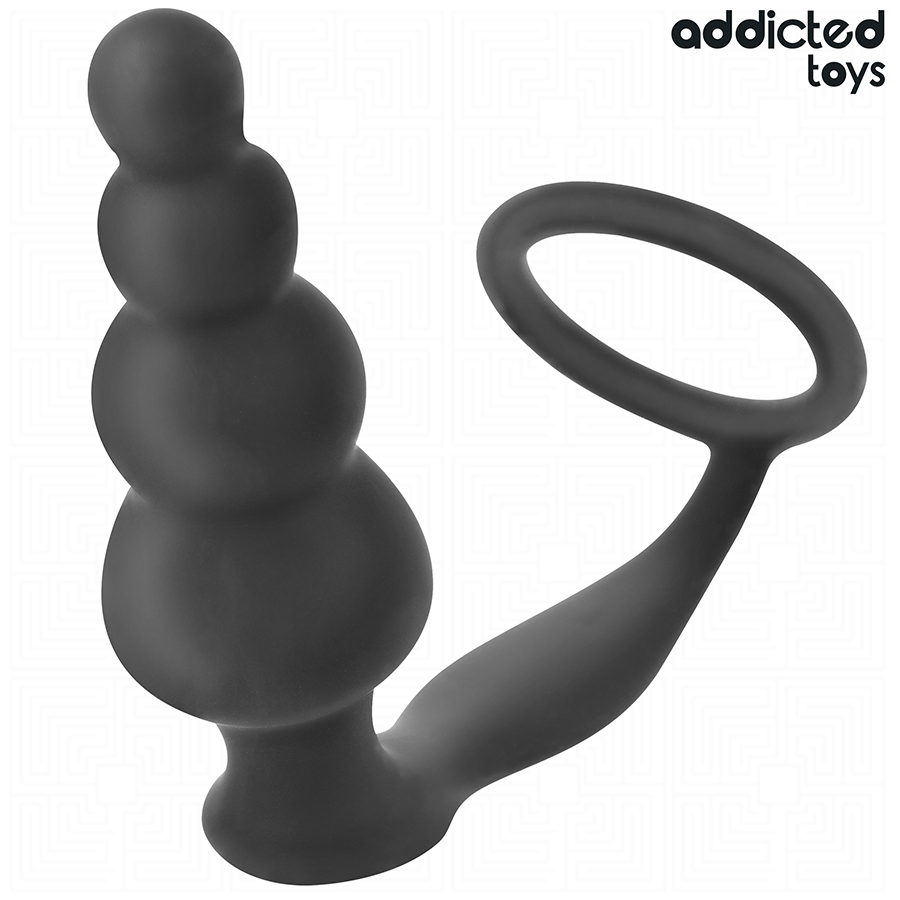 Plug Anal Con Anillo Silicona Modelo 5