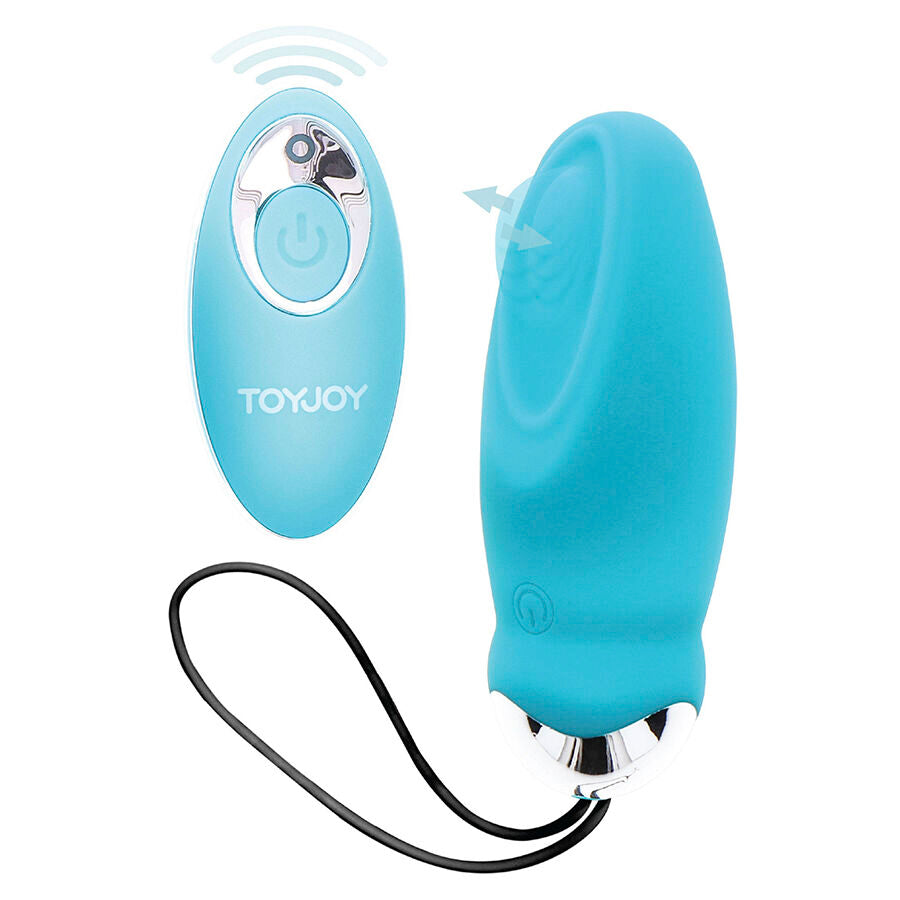 Happiness Im So Eggcited Vibrador Con Control Remoto Azul